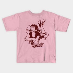 Vintage Woman in Ficiton Kids T-Shirt